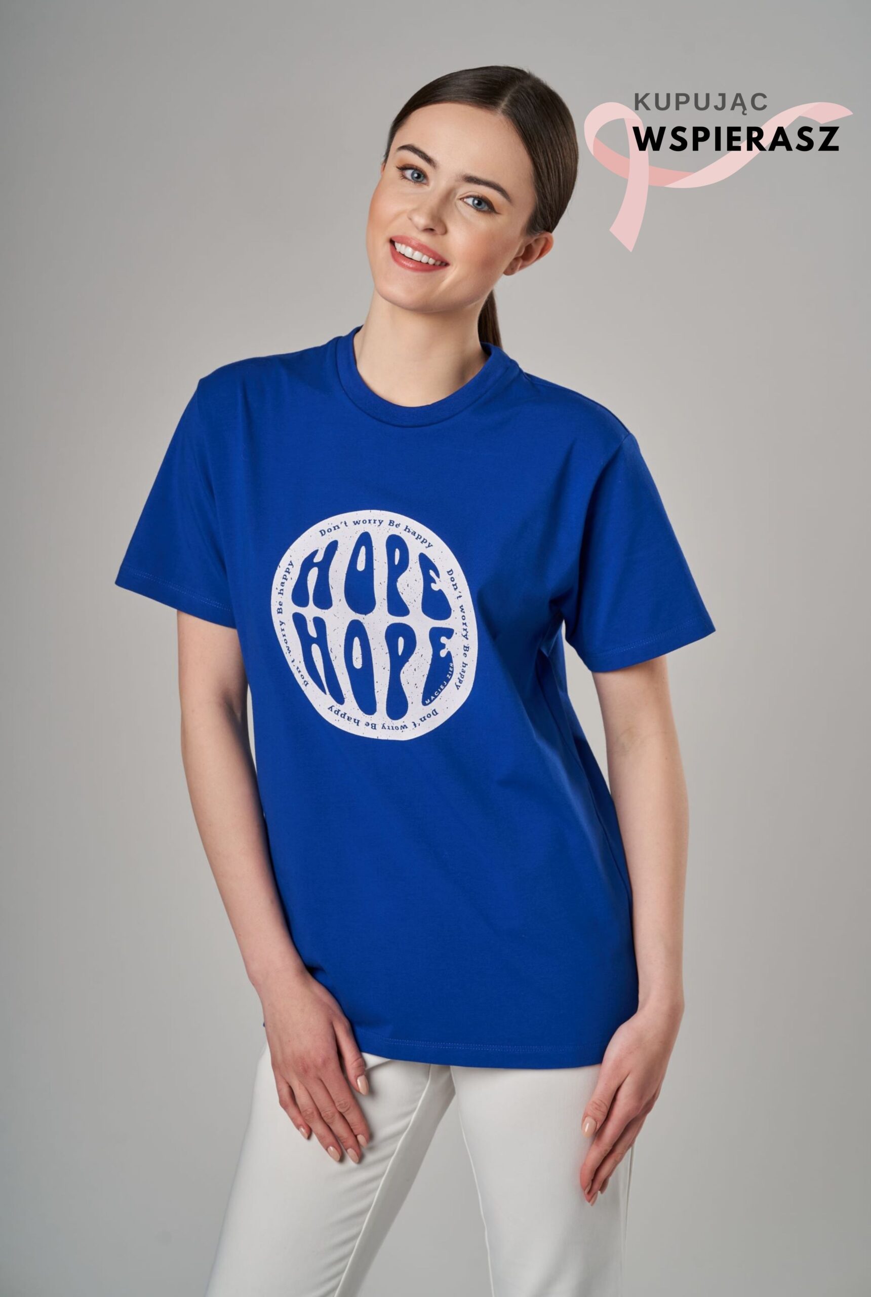 hope niebieski t-shirt maciej zień